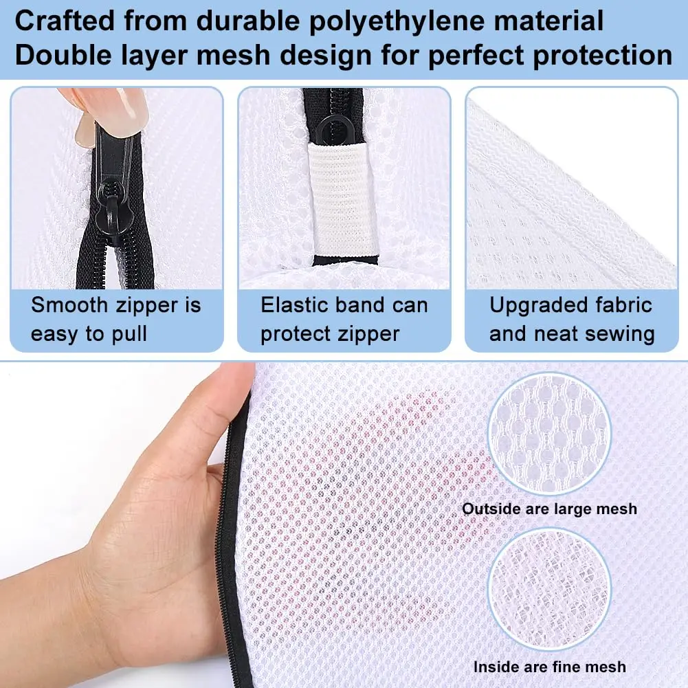 Mesh Shoe Washing Bags with Zi - Sneaker Care Cleaning Kit 评论和价格