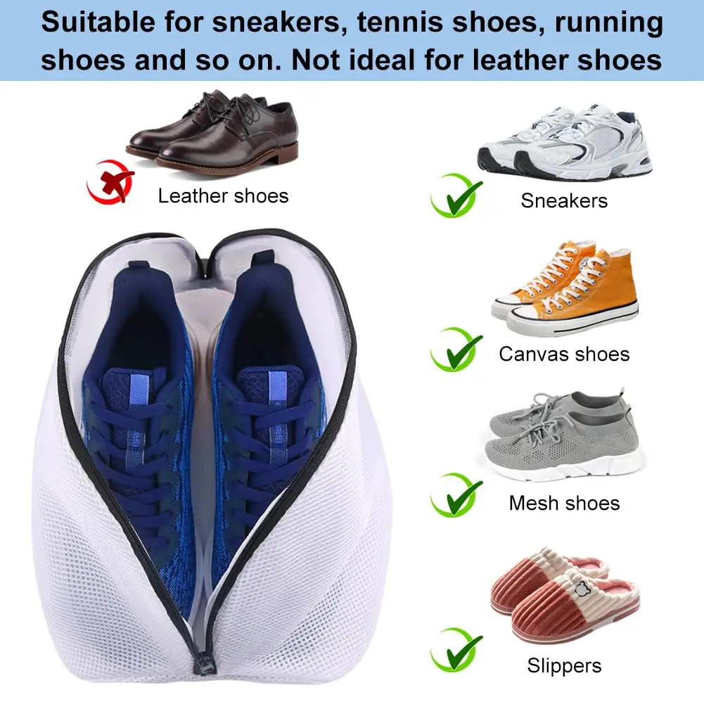 Mesh Shoe Washing Bags with Zi - Sneaker Care Cleaning Kit 评论和价格
