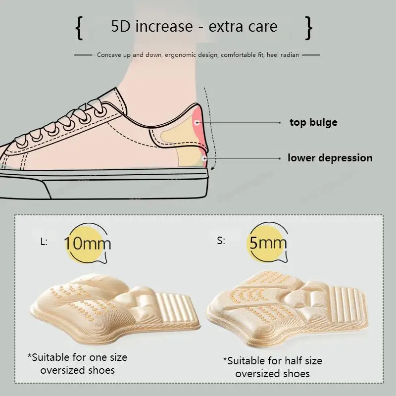 10Pcs Feet Pads for Sneakers H - Heel Liner Grip 评论和价格